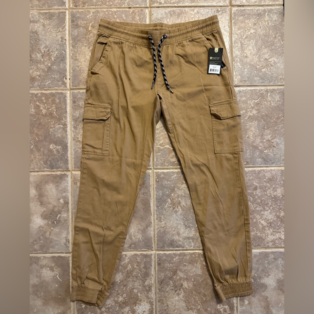 Men's Khaki Cargo Pants